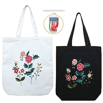ハンドメイド刺繍トートバッグ【刺繍バッジ付き】 61HwqPgGeRL._AC_UL210_SR210,